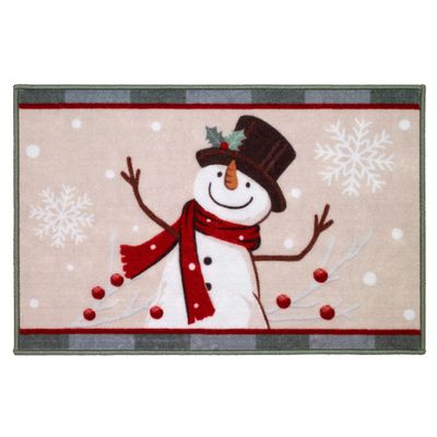 Avanti Linens - Bath Mat, Cotton Non-Skid Bath Rug, Holiday Home Decor (Friends Gather Collection)