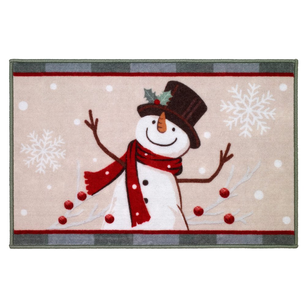 Avanti Linens - Bath Mat, Cotton Non-Skid Bath Rug, Holiday Home Decor (Friends Gather Collection)