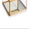 Napa Home & Garden Arwen Large Antique Brass & Glass Decorative Display Box 8" x 8" x 3" Home Premium Luxury Keepsakes Mementos Wedding Anniversary Treasures Jewelry Holder Decor Decoration Large view 3