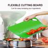Heavy Duty Grip Flexible Cutting Board, Plasitc Cutting Board Mats Set Better Use for Kitchen RV Bar BBQ, Thicker Chopping Board (1.2mm), BPA Free (Multi-color: Set of 4) view 4