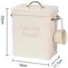 YRHH Beautiful Storage Boxes for Laundry Powder with Shovel White view 4