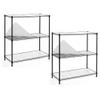 EFINE 2-Pack 3-Shelf Shelving Unit with 3-Shelf Liners, Adjustable Rack, Steel Wire Shelves, Shelving Units and Storage for Kitchen and Garage (36W x 16D x 36H) view 1
