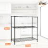EFINE 2-Pack 3-Shelf Shelving Unit with 3-Shelf Liners, Adjustable Rack, Steel Wire Shelves, Shelving Units and Storage for Kitchen and Garage (36W x 16D x 36H) view 2