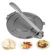 6.5in Tortilla Press NonStick Maker Cast Iron Tortillas Dough Pressing Tools Kitchen Supplies Gray Flat Base Bakeware Tool view 2