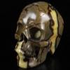 Skullis 5.0" Dragon Septarian Stone Hand Carved Crystal Skull, Super Realistic, Crystal Healing, Hand Carved Gemstone Fine Art Sculpture, Reiki Healing Stone Statue.1133 Z8 view 2