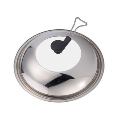 1pc Visible Overflow Pot Cover Kitchen Accessory Easy Storage Style for Cooking Preventing Spills