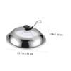 1pc Visible Overflow Pot Cover Kitchen Accessory Easy Storage Style for Cooking Preventing Spills view 2