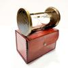 Antique Brass Sand Timer Nautical Maritime Chess Style Sand Clock with Leather Box Home Decor view 3