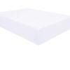 800 Thread Count 100% Cotton Sheets - 3-Piece RV King Size Sets, Luxury Sateen Sheets, 1 Fitted Sheet and 2 Pillowcase, Fits Mattress Upto 18" Deep Pocket - White view 1