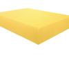 800 Thread Count 100% Cotton Sheets - 3-Piece Twin Size Sets, Luxury Sateen Sheets, 1 Fitted Sheet and 2 Pillowcase, Fits Mattress Upto 18" Deep Pocket - Yellow view 1