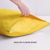 800 Thread Count 100% Cotton Sheets - 3-Piece Twin Size Sets, Luxury Sateen Sheets, 1 Fitted Sheet and 2 Pillowcase, Fits Mattress Upto 18" Deep Pocket - Yellow view 3