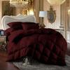 7 Piece Bed-in-A-Bag Comforter & Sheet Set 15" Deep Pocket, 100% Egyptian Cotton Cal-King Size, Wine, Sets Include - 1Comforter, 1Flat Sheet,1Fitted Sheet, 2Pillowcase & 2Pillowsham view 2