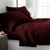 7 Piece Bed-in-A-Bag Comforter & Sheet Set 15" Deep Pocket, 100% Egyptian Cotton Cal-King Size, Wine, Sets Include - 1Comforter, 1Flat Sheet,1Fitted Sheet, 2Pillowcase & 2Pillowsham view 3
