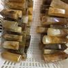 1pc Polished Crystal Tower Natural Yellow hematoid Quartz Points Wand for Home Decoration 80-90mm view 4