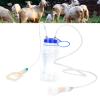 Milking Machine, Goat Stand, 2L Goat Milking Machine Portable Manual Goat Milker with Vacuum Pressure Pump Control Goat Milking Stand for Sheep Goats(Single head) view 2