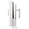 2L Stainless Steel, Stainless Steel Cold Water Kettle Home Hotel Serving Tool for Travel/Camping/Sports/Outdoor/Driving view 4