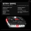 Guardian Angel Elite Series Safety Light, Beacon Device (White Front & White/Red Rear) Rechargeable, Magnetic, Hands-Free Wearable & Mountable LED Flashlight For First Responders, Firefighter & Rescue view 2