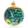 1883 Pierre-Auguste Renoir Landscape on The Coast, Near Menton Glass Ball Christmas Ornament 4 Inches view 1