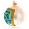 1883 Pierre-Auguste Renoir Landscape on The Coast, Near Menton Glass Ball Christmas Ornament 4 Inches view 2