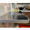 ALGWXQ Space Saving Wall Mounted Fold Down Table Kitchen Dining Desk for Laundry Room Home Bar, Easy to Install (Color : Silver, Size : 50x30cm) view 2