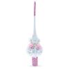 Dimensional Roses on Champagne Glass Christmas Tree Topper 11 Inches view 2