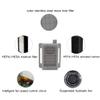 Personal Wearable Electrical Air Purifying Mask with Fan HEPA Filter, air purifying mask powered air purifying respirator, Molipow view 4