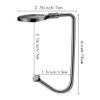 Christmas Stocking Holders Christmas Stockings Hooks Hanger Clip Non-Slip Safety Fireplace Hooks Mantel Hooks for Christmas Party Decoration (Black, 10) view 2