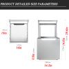 Folding Stools Wall-Mounted Invisible Shoe-Changing Stool, Space-Saving Folding Drop-Leaf Wall Stool, for Balconies/Porch/Hall Folding Wall Stool view 2