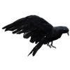 XYHJK Feather Crow, Halloween Crow Decoration Props, Artificial Bird Fake Crow Party Holiday Holiday Black Feather Bird Props (Color : 1) view 1