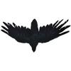 XYHJK Feather Crow, Halloween Crow Decoration Props, Artificial Bird Fake Crow Party Holiday Holiday Black Feather Bird Props (Color : 1) view 2