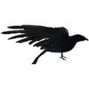 XYHJK Feather Crow, Halloween Crow Decoration Props, Artificial Bird Fake Crow Party Holiday Holiday Black Feather Bird Props (Color : 1) view 4