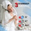 Infinitee Xclusives Luxury 100% Cotton Towel Set  8 Piece Bathroom Towel Set (2 Bath Towels, 2 Hand Towels, 4 Washcloths)  Soft & Absorbent Towels for Bathroom (Serene Teal) view 4