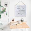 Aihesui Wood Sign Hanging Wall Decoration Farmhouse Every Year I Fall for Pumpkins Bonfires Smores Autumn Leaves and You Wall Art for Living Room Kitchen Batheroom Bedroom Office School 16x16inch view 4