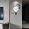 Clock Wall Hanging Simple Home Clock Decoration Nordic Decorative Clock Light Luxury Personality Wall Clock Living Room Creative Clock Clock Bedroom Table view 3