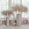 Bamboo Woven Hand Knitting Dried Flower Vase Straw Woven Flower Pot Decor Living Room Flower Arrangement Flower Basket Bottle (C-L Size) view 3