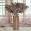 Bamboo Woven Hand Knitting Dried Flower Vase Straw Woven Flower Pot Decor Living Room Flower Arrangement Flower Basket Bottle (A-L Size) view 4