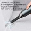 SMSOM Handheld Vacuum Cordless, Mini Vacuum Cleaner, Rechargeable Hand Vacuum, Ultra-Lightweight with Strong Suction, Very Suitable for Home, Office and Car, Gray view 3