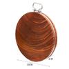 MNSSRN Whole Wooden Cutting Board, Anti-Cutting Durable Cut Bones Cut Meat Round Thickened Dining Room Suitable for 2 to 5 People,39cm view 2