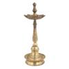Indian Shelf Handmade Classical Pital Diya for Worship God Idols Awards Pooja Oil Lamps (Size: 29cm) SNS-424 view 1