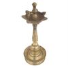 Indian Shelf Handmade Classical Pital Diya for Worship God Idols Awards Pooja Oil Lamps (Size: 29cm) SNS-424 view 2