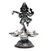 Indian Shelf Handmade Ganesha Ancient Pital Diya Brass Oil Lamp Diwali Gifts Decoration Worship Deep (Size: 14.2cm) BOL-364 view 4