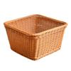 Cabilock 1pc Plastic Storage Basket Imitation Rattan Organizer for Home Office Multi-Purpose Storage for Toys Clothes Towels view 1