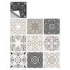 25 PCS Moroccan Style Tile Sticker, 4x4 Inch(10x10cm) Traditional DIY Murals, Tile Waterproof Oil Proof Removable Decals for Bathroom & Kitchen Backsplash (4I-SVC0-ZV27) view 1