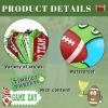 20 Pieces Football Party Sign Football Tailgate Party Supplies Concession Stand Decoration Soccer Team Decor Favors for Game Bar Decoration Kit view 3