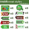 20 Pieces Football Party Sign Football Tailgate Party Supplies Concession Stand Decoration Soccer Team Decor Favors for Game Bar Decoration Kit view 4