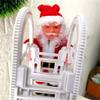 2022 Electric Climbing Santa with Music & LED Light, Electric Climbing Ladder Santa Claus Doll for Xmas Tree Decorations Hanging Christmas Ornaments Tree Decor Holiday Party Gift for Kids (B) view 4