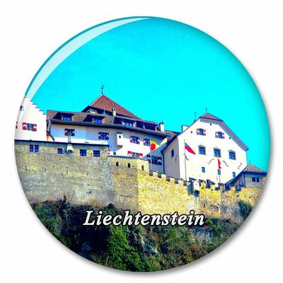 Liechtenstein Principality Fridge Magnet Decorative Magnet Tourist City Travel Souvenir Collection Gift Strong Refrigerator Sticker