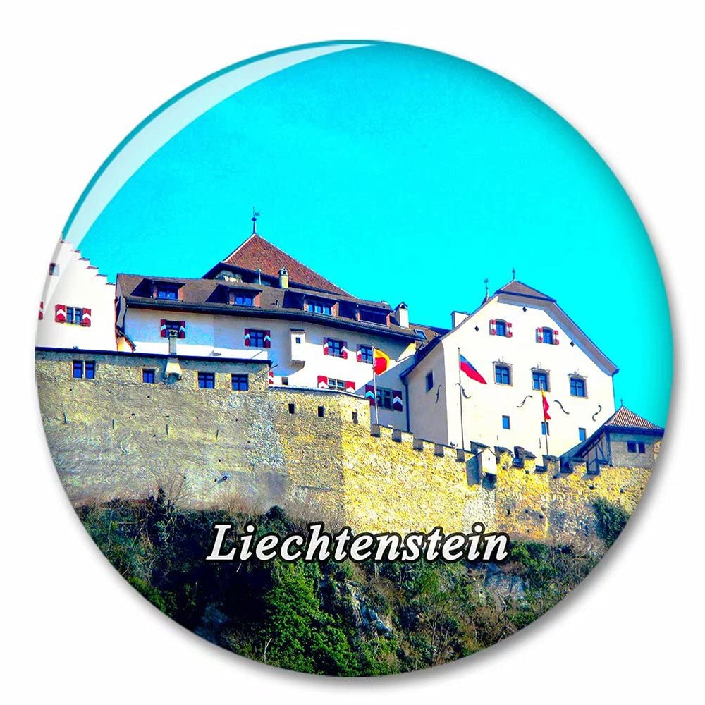 Liechtenstein Principality Fridge Magnet Decorative Magnet Tourist City Travel Souvenir Collection Gift Strong Refrigerator Sticker