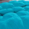 100% Pure Cotton Down Alternative Pinch Pleated Comforter Only, Oversized Queen Size 500 GSM with Corner Tabs, Fluffy and Soft Lightweight Baffle Box Pin Tuck Comforter Set(1 PC - Turquoise) view 2