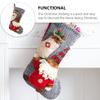 BESTOYARD Knitted Christmas Stocking Xmas Stocking Pouch Bags Holiday Bag Decor Christmas Tree Ornaments Xmas Tree Pendant Large Felt Child Non-Woven Fabric view 3